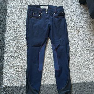 Blue tredstep breeches